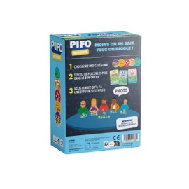 PIFO World - Bluff Game Around the Countries of the World - Compare 152 Countries in 6 Categories - Be You Know - Be You Bluffes - With Family or Friends of 2 to 12 Players - From 10 Years