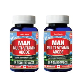 Tonglife - Men's multivitamin ABCDE + mineral 3 months supply - multivitamin for men - 2 bottles / 통라이프-맨 종합비타민ABCDE+미네랄 3개월분-남성용 멀티비타민-2병
