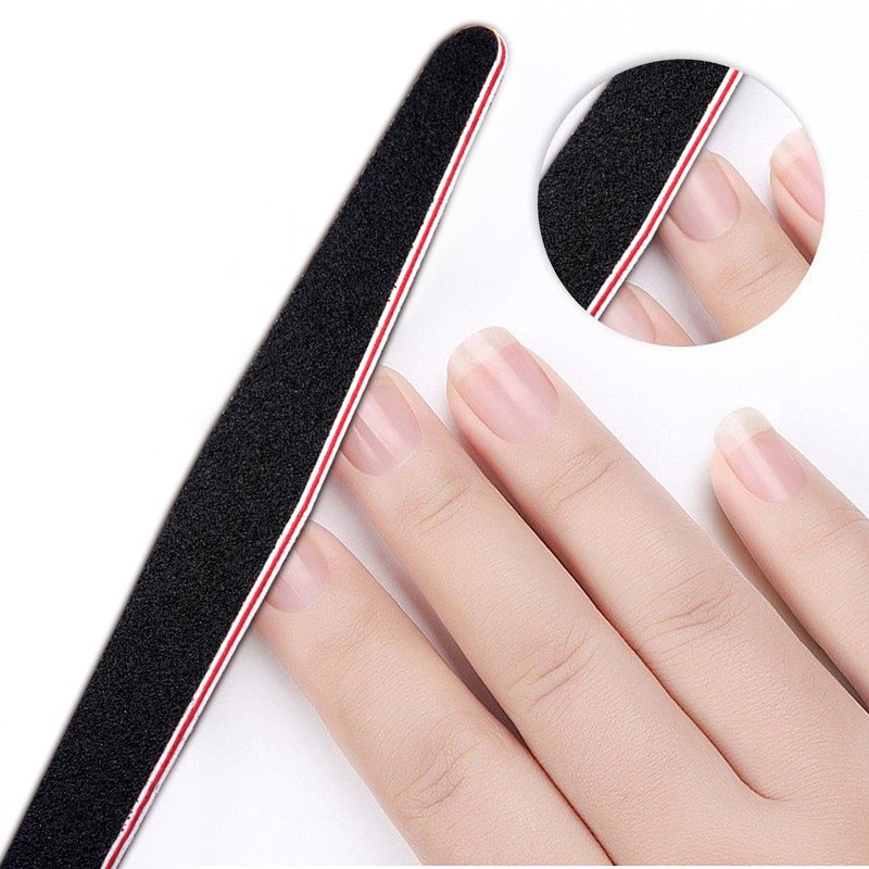 LNAUJS Professional Manicure Tools Kit, 8 Pack Nail File and