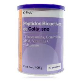 Péptidos De Colágeno Glucosamina Mg 400 G Naranja G-prot