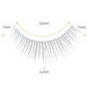 Musegetes False Eyelashes 4D Clear Band False Eyelashes Natural False