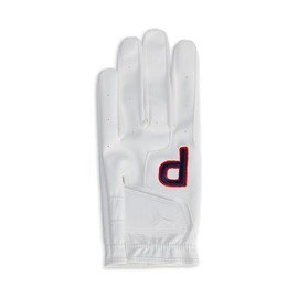 PUMA Men's Golf P Glove (Left Hand), bright white/deep navy