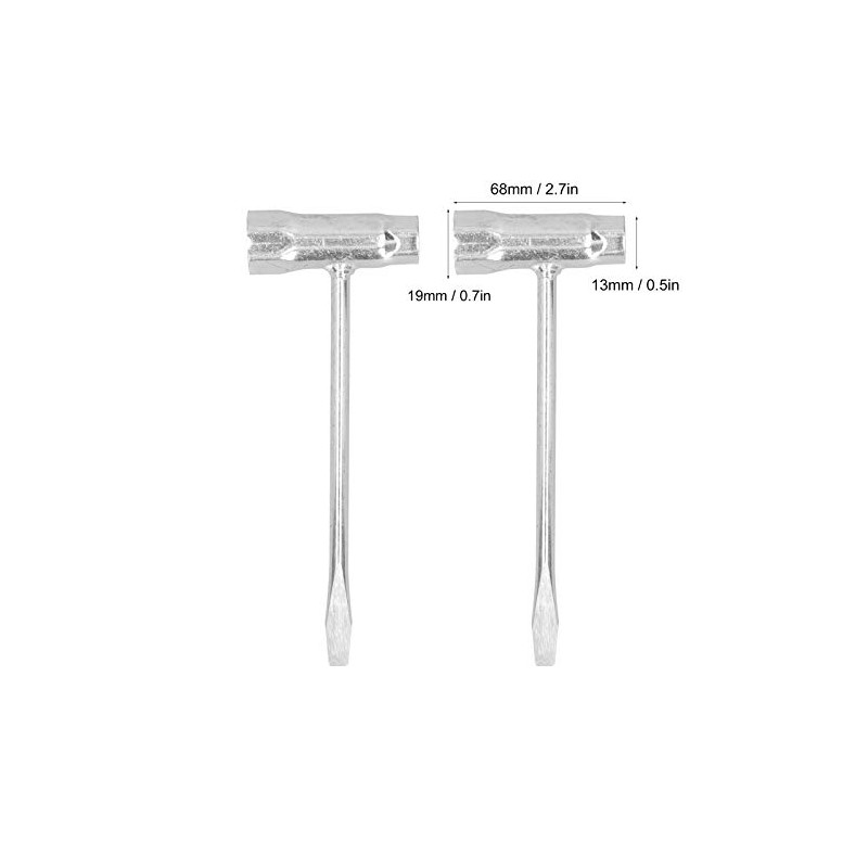 Carbon Steel Socket Spanner, T Shape Chainsaw Combo Wrench Full