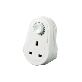 Plugin Dimmer Switch | White (Only compatible with dimmable bulbs) (Packaging May Vary