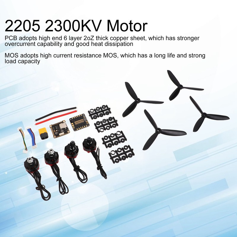 2205 2300KV Motor 30A 4 in 1 ESC F4V3 Flight