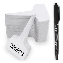 200pcs Plant Labels, Garden Markers Signs, Outdoor Waterproof Stakes, 4 Inch Plastic Tags for Seedlings, Gardening Supplies, Greenhouse Accessories, Nursery