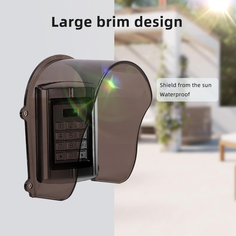 Dgyezhao Outdoor Keypad Cover,Plastic Access Control Rain Cover Sun Shade