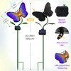 EDOF Solar Butterfly with Sparkling Light-Up Wings Garden Lights Outdoor
