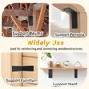 8-Pack 6" x 6" x 2⅜" L Right Angle Bracket,