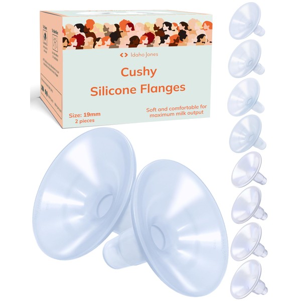 Cushy Silicone Flanges, Breast Shields - Replacement Pump Parts -