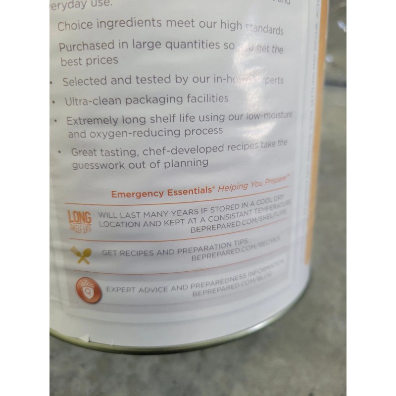 Emergency Essentials Powdered Cheese Blend 4lbs 2oz Emergency Food Storage