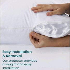 Unbranded 12 Pack Standard Pillow Protectors White Standard Size