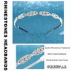 Firuilo Sparkly Rhinestones Headbands Glitter Crystal Hairbands Wedding Bridal Head