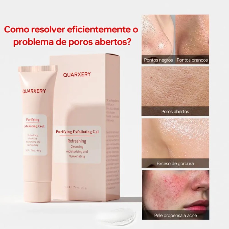 Gel Exfoliante Purificador Quarxery, 1 Unidad, 50 G