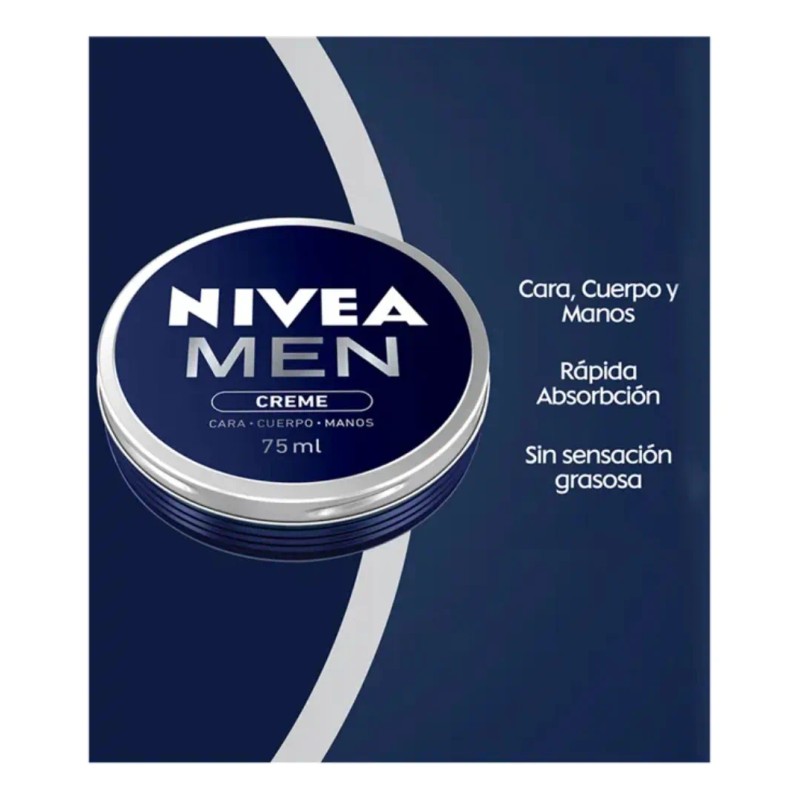 Crema Multipropósito Nivea Men Cara Cuerpo Manos 75ml