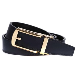 Ratchet Belts, Tonywell Leather Belt for Men with Sliding Adjustable Buckle Trim to Fit 1 3/16" Wide Strap