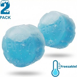 FITY Freeze (2 Pack) - A Multi-Use Freezable Ice Pack 12oz Can Adapter for 16oz Tall Can Tumblers Also use w/Lunch Boxes, Diaper Bags, Sore Muscles, Compatible with YETI MiiR CamelBak BruMate (Red)