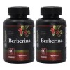 Paquete 2 Berberina Hcl 97% 60 Capulas De 500mg Momosie