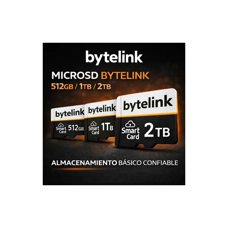 Microsd 1tb Bytelink Smart Card Mas Espacio Para Celular