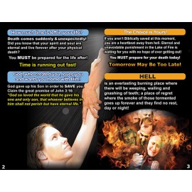 "ENGLISH" Gospel Tracts(NIV), PACK of 40 in 4 Covers, 12 Pages Each.