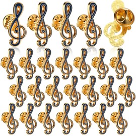 Knitgrip 24 Pcs Choir Pins Bulk Music Note Scholastic School Achievement Award Academic Recognition Lapel Pins