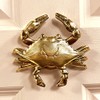 Crab Door Knocker - All Brass (Standard Size)