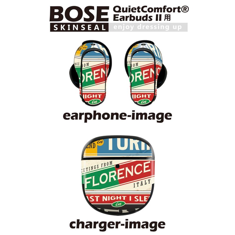 Bose QuietComfort Earbuds II 用 スキンシール ボーズ イヤバッズ2 用 ステッカー