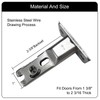 Pocket Door Lock with Edge Pull,Privacy Door Hardware Suitable for