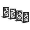 4Pcs Metal Book Ends Orderly Storage Arbitrary Adjustment Smoother Edges