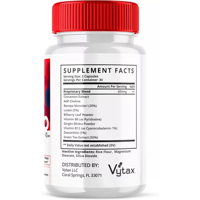 Vytax (3 Pack) Glucobio Advanced Health & Wellness Blood Support