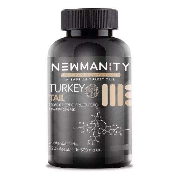 Newmanity Turkey Tail (cola De Pavo) 120 Cápsulas| Newmanity