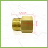 Brass Pipe Fitting Reducer Adapter 1/4" NPT Male Thread to