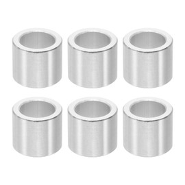 PATIKIL M8 Aluminum Spacers, 6 Pcs Metal Spacers Aluminum 8.2mm ID x 12mm OD x 10mm l Aluminum Spacer Screw Standoff Round for 5/16 or M8 Screw Bolts