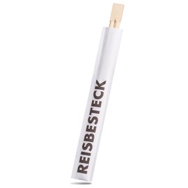 Reishunger Rice Cutlery, Disposable Bamboo Chopsticks, 21 cm (50 Pairs) - Perfect for Sushi - Available in packs of 50 to 1000