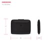 SwissGear Padded Zippered Laptop Sleeve, Micro-Twill Laptop Case with Fleece
