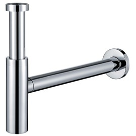 RANDOM Brass Round Bottle P Trap 1-1/4,Adjustable Basin Sink Waste Drain P-Trap Kit,Chrome P Trap Sink Trap Flexible P Trap.RD-83088C