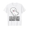 Never Underestimate An Old Man With A Bichon Frise T-Shirt
