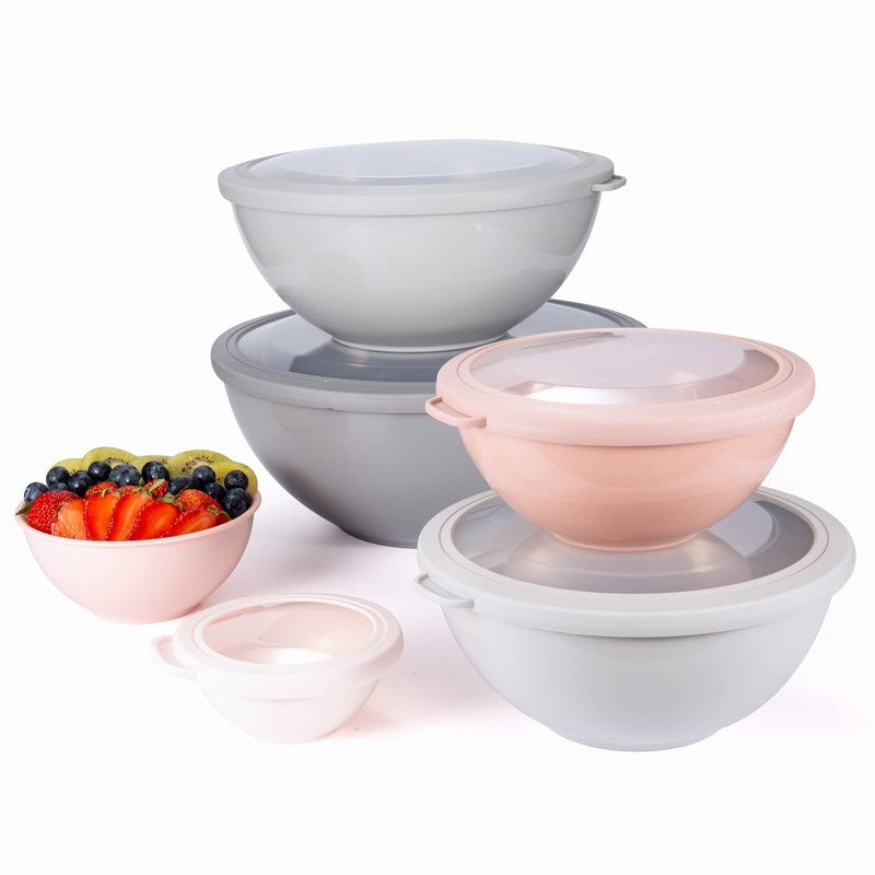 COOK WITH COLOR Mixing Bowls with TPR Lids - 12