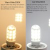 SZHZS G4 LED Bulb 120V Bi-Pin Base, 3W White 6000K,