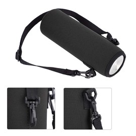 SOONHUA Water Bottle Carry Bag, Thermal Water Bottle Case, Outdoor Sports Water Bottle Holder, Scald-Proof Sleeve with Adjustable Strap