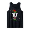 Dancing Elf Group Matching Family Outfit Costume Christmas Tank Top