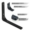 SAYAYO 4 PCS Iron Wall Shelf Bracket, 4 x 4