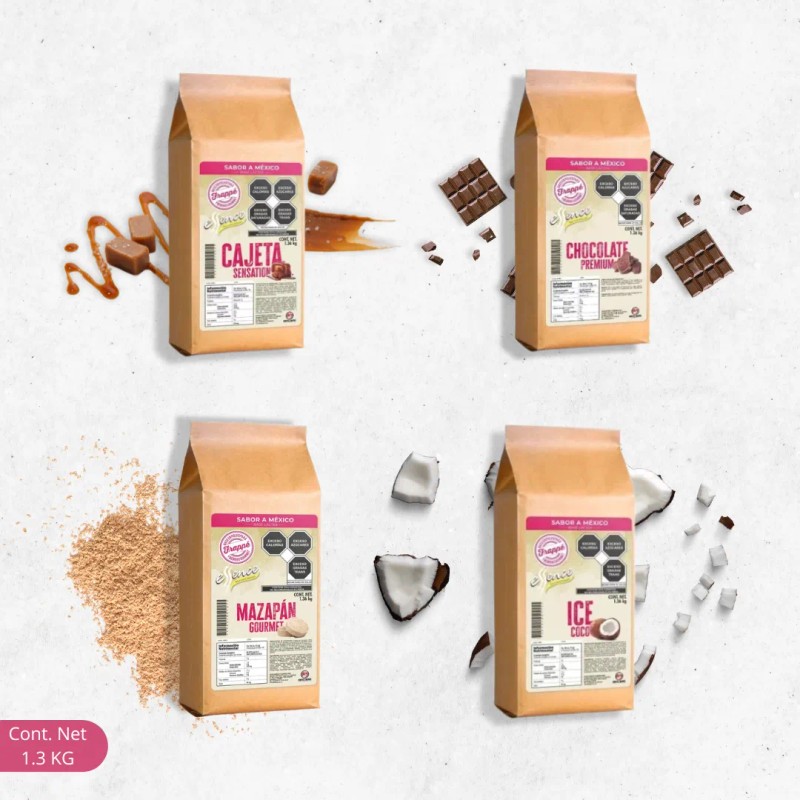 Base Frappe 19 Sabores 1.36 Kg, Produce 44 De 12