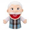 Family Hand Puppets Role-Playing Storytelling Hand Puppet for Kids (Grandpa)