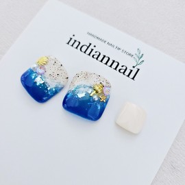 Summer Beach Pedi Tips - Pedi Tip Full Set (10P) / 여름바닷가 페디팁 - 페디팁 전체세트 (10P)
