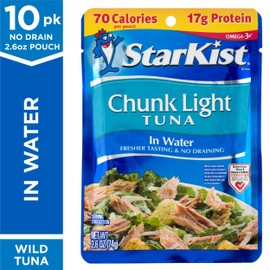 StarKist Chunk Light Tuna in Water, 2.6 Ounce (Pack of 10)