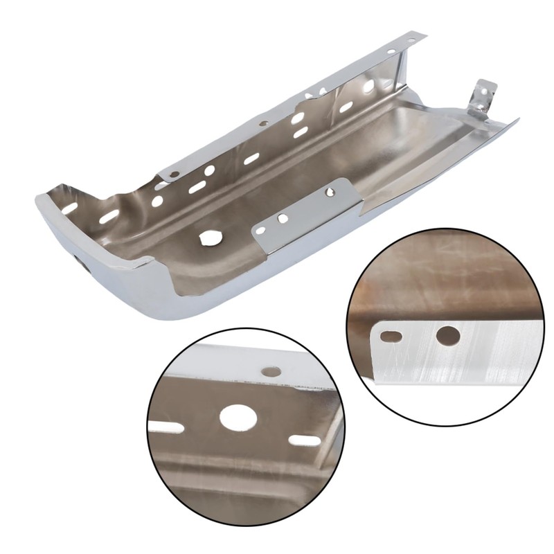 labwork Right Side Rear Bumper Chrome End Cap Replacement for