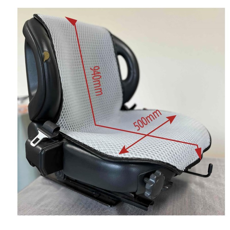 Mesh Seat Covers for Forklifts, Stuffy, Cool, Sweat, Summer, Washable