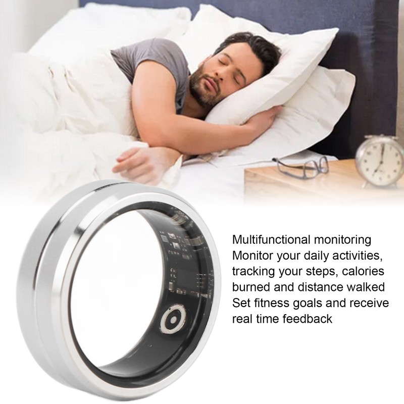 Smart Ring Sleep Monitoring Waterproof Fitness Health Tracker Smart Ring