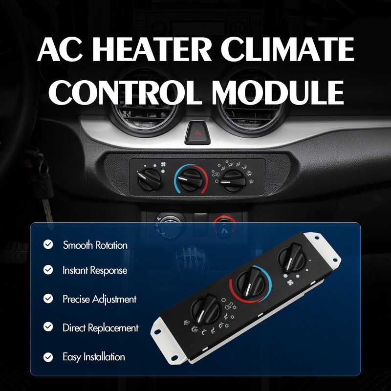 Front Climate Control Module 55037473AB Heater A/C Control Switch for